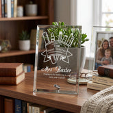Personalised Best Head Teacher Thank You Gift Engraved Glass Plaque ukgiftstoreonline