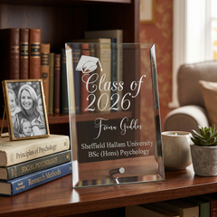 Personalised Graduation congratulations Design Glass Plaque Memory Keepsake Personalised Plaque Sign ukgiftstoreonline