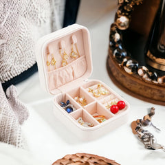 Mother Of The Bride Jewellery Box - Personalised Floral Keepsake With Ring Roll