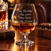 Personalised Brandy Glass, Engraved Wedding Birthday Gift, 330Ml ukgiftstoreonline