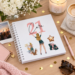 Personalised Birthday Scrapbook, Any Age Photo Album Guest Book Birthday Photo Album ukgiftstoreonline