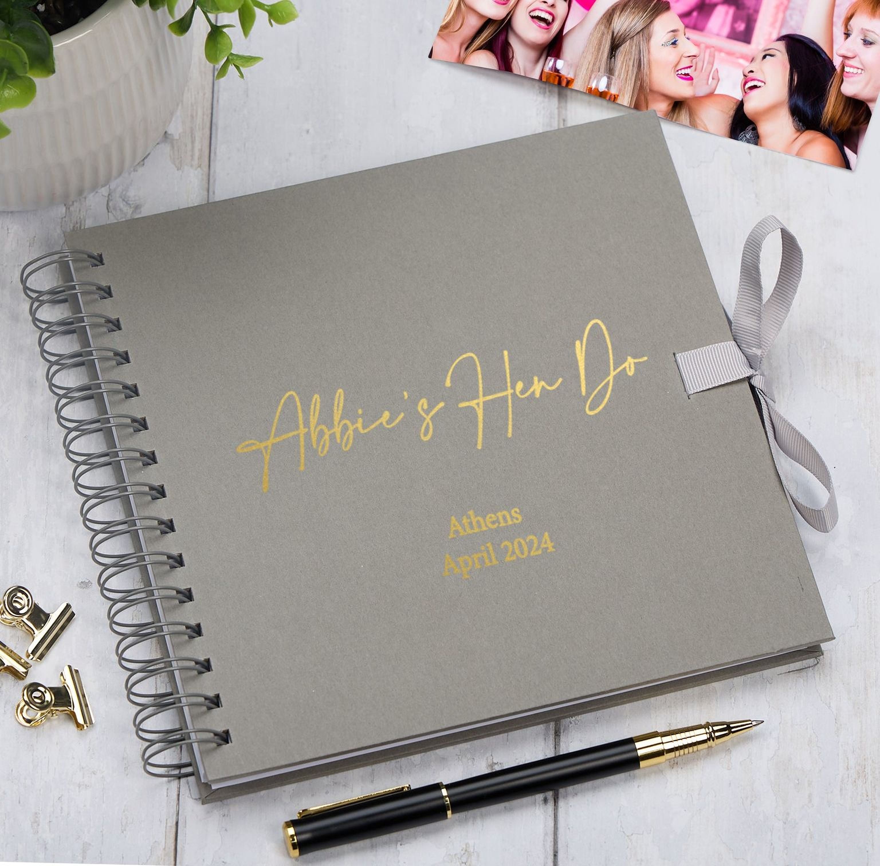 Personalised Hen Night Do Multiple Colour Guest Book Scrapbook or Photo Album Scrapbook ukgiftstoreonline