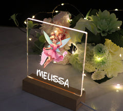 Personalised Fairy Gift Night Light Bedroom Nursery For Kids Personalised Heart Gifts ukgiftstoreonline Flying Fairy