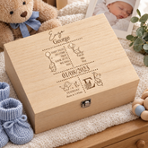 Personalised Baby Memories Keepsake Box Elephant Design Personalised baby gifts ukgiftstoreonline