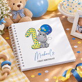 Personalised Baby Boy First Birthday Scrapbook Photo album Scrapbook ukgiftstoreonline