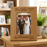 Personalised Father Of The Bride Gift Wooden Photo Frame Photo Frame ukgiftstoreonline