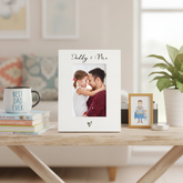 White Portrait Photo Frame – Classic 6x4 Keepsake With Glass Front & Rear Stand ukgiftstoreonline