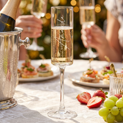 Modern & Elegant Personalised Tall Champagne Prosecco Glass Any Name Champagne Glasses ukgiftstoreonline