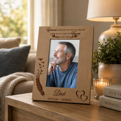 Personalised Because Someone We Love Is In Heaven Remembrance Photo Frame Remembrance Photo Frame ukgiftstoreonline