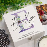 ukgiftstoreonline Personalised Any Name, Alphabet and Sentiment Gift Keepsake Memory Box