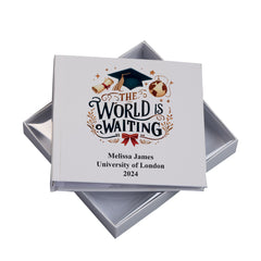 Personalised Graduation Photo Album Keepsake Gift World Awaits