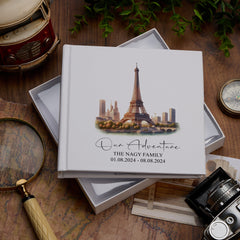 Personalised France Paris Holiday Memory Adventure Photo Albums