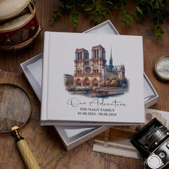 Personalised France Paris Holiday Memory Adventure Photo Albums
