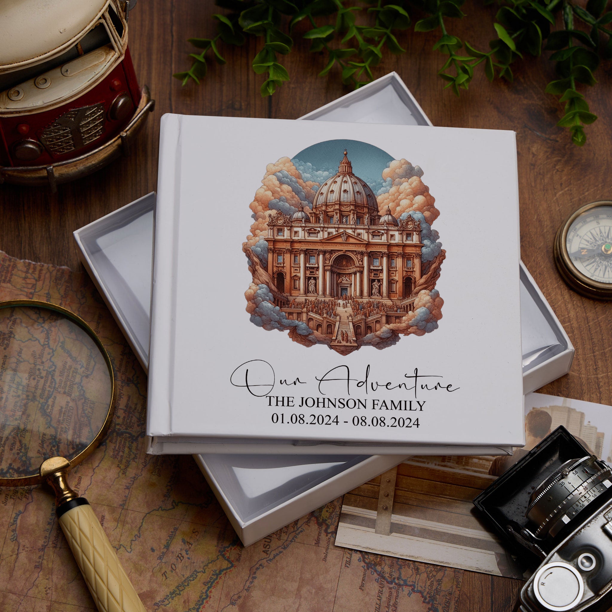 Personalised Vatican City Holiday Memory Adventure Photo Albums Adventures Photo Album ukgiftstoreonline Sistine Chapel