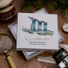 Personalised Singapore Holiday Memory Adventure Photo Albums