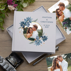 White Custom Photo Album Personalised -Engagement-Anniversary-Wedding-Love-Friendship-Photo Keepsake Gifts Memory Photo Album