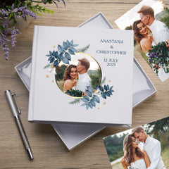 White Custom Photo Album Personalised -Engagement-Anniversary-Wedding-Love-Friendship-Photo Keepsake Gifts Memory Photo Album