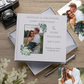Personalised White 5 Years Together Anniversary Wedding Photo Keepsake Gifts Love Memory Photo Album