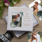 Personalised White 50 Years Together Anniversary Wedding Photo Keepsake Gifts Love Memory Photo Album