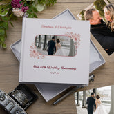 Personalised Elegant White Our 40th Wedding Anniversary Photo Album Gift Custom Photo Anniversary Present Special Keepsake