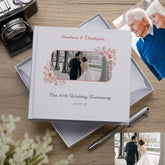 Personalised Elegant White Our 60th Wedding Anniversary Photo Album Gift Custom Photo Anniversary Present Special Keepsake