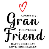 Personalised Gran Champagne Prosecco Glass Gift For Any Occasion