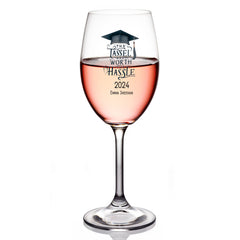 Personalised Graduation Wine Glass Congratulations Keepsake