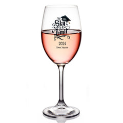 Personalised Graduation Wine Glass Congratulations Keepsake