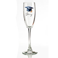 Personalised Graduation Champagne Prosecco Glass Congratulations Keepsake