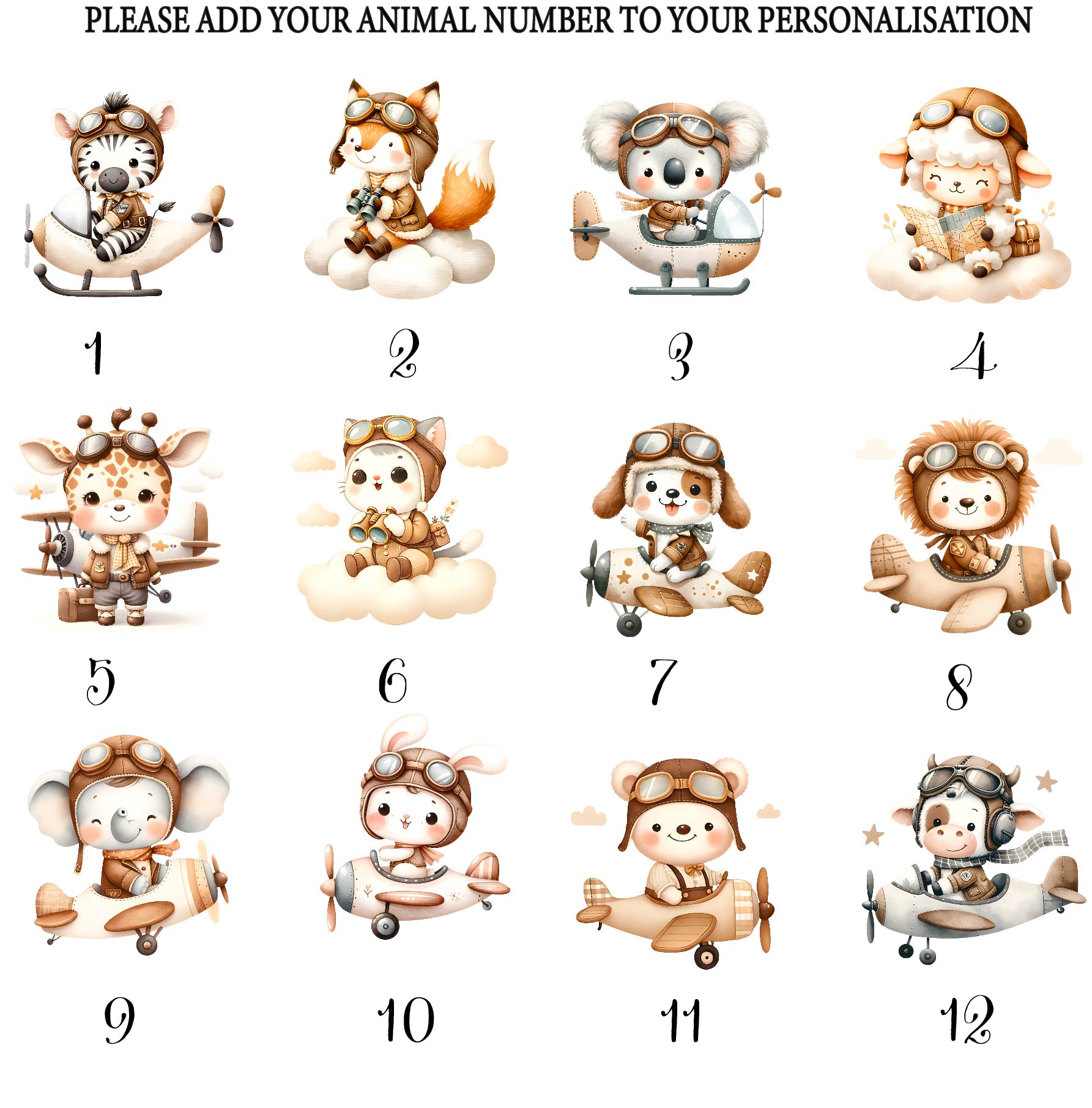 Personalised Animal Themed Baby Passport Cover and Luggage Tag Holder Gift Set Baby Product ukgiftstoreonline