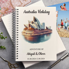 Personalised Australia Holiday Memory Scrapbook Journal Photo Albums