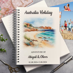 Personalised Australia Holiday Memory Scrapbook Journal Photo Albums