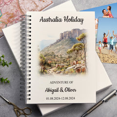 Personalised Australia Holiday Memory Scrapbook Journal Photo Albums