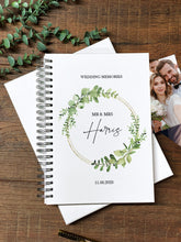 Large Wedding Memories Photo Album Scrapbook Or Guest Book Boxed With Green Wreath