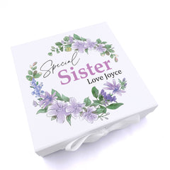ukgiftstoreonline Personalised Special Sister Keepsake Memory Box Gift