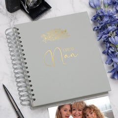 Large Great Nan Photo Album Multiple Colours Memory Book Photo Album ukgiftstoreonline 4 x 6 Inches