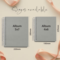 Personalised Adventures Multiple Colours Memory Book Photo Album Foil Print