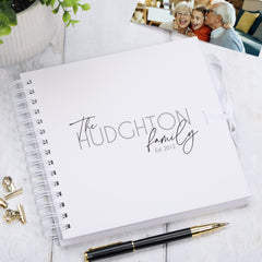 Personalised Family Scrapbook Photo Album Memory Keepsake