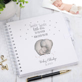 Personalised Twinkle Twinkle Little Star Elephant Scrapbook Photo Album