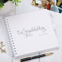 Personalised Our Grandchildren Scrapbook Photo Album