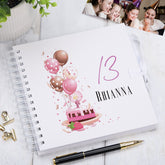 Personalised 13th Birthday Gifts for Her Scrapbook Photo Album
