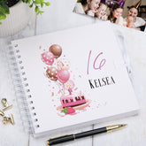 Personalised 16th Birthday Gifts for Her Scrapbook Photo Album
