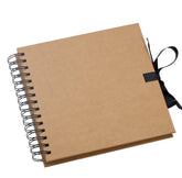 Wholesale Trade Pack of 10 - 8 x 8" Scrapbook - Kraft Brown Birthday Photo Album ukgiftstoreonline