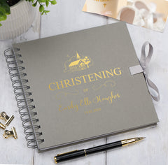 Personalised Christening Day Multiple Colour Scrapbook Photo album Guestbook