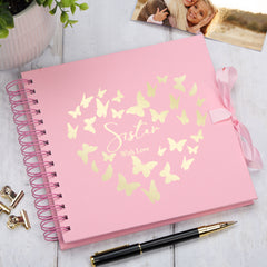 Sister Keepsake Book, Custom Scrapbook Photo Album Memory Book