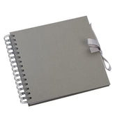 Wholesale Trade Pack of 10 - 8 x 8" Blank Scrapbooks - Grey Birthday Photo Album ukgiftstoreonline