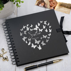 Sister Keepsake Book, Custom Scrapbook Photo Album Memory Book