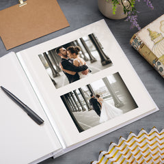 Personalised Our 1st Wedding Anniversary Linen Photo Album Custom Photo Keepsake Couple Gift
