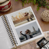 Personalised Large Engraved Adventures Holiday Travel Photo Album With Compass Design