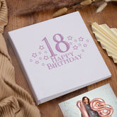 Large Book Bound 18th Birthday Gift For Her Or Him With Star Design Photo Album